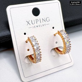 Сережки Xuping18К 19524 (1,6 см.)